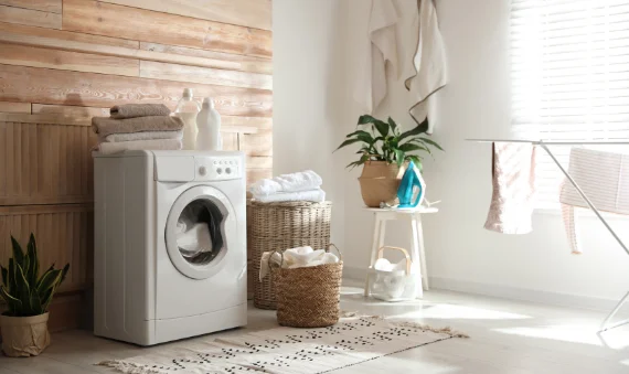 Cozy laundry room